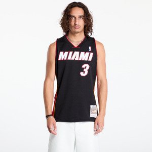 Dres Mitchell & Ness Miami Heat 3 Dwayne Wade Swingman Jersey Black M